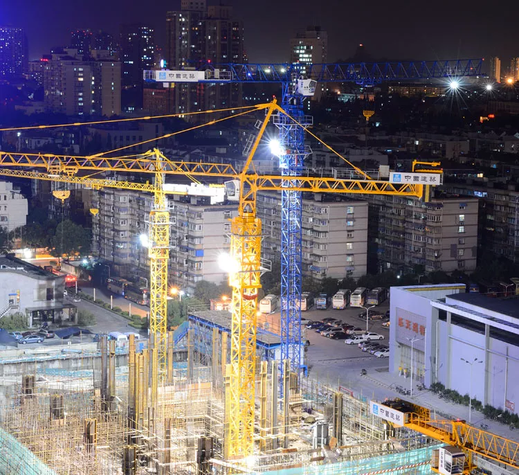 High Mast LED Light for Tower Crane Project