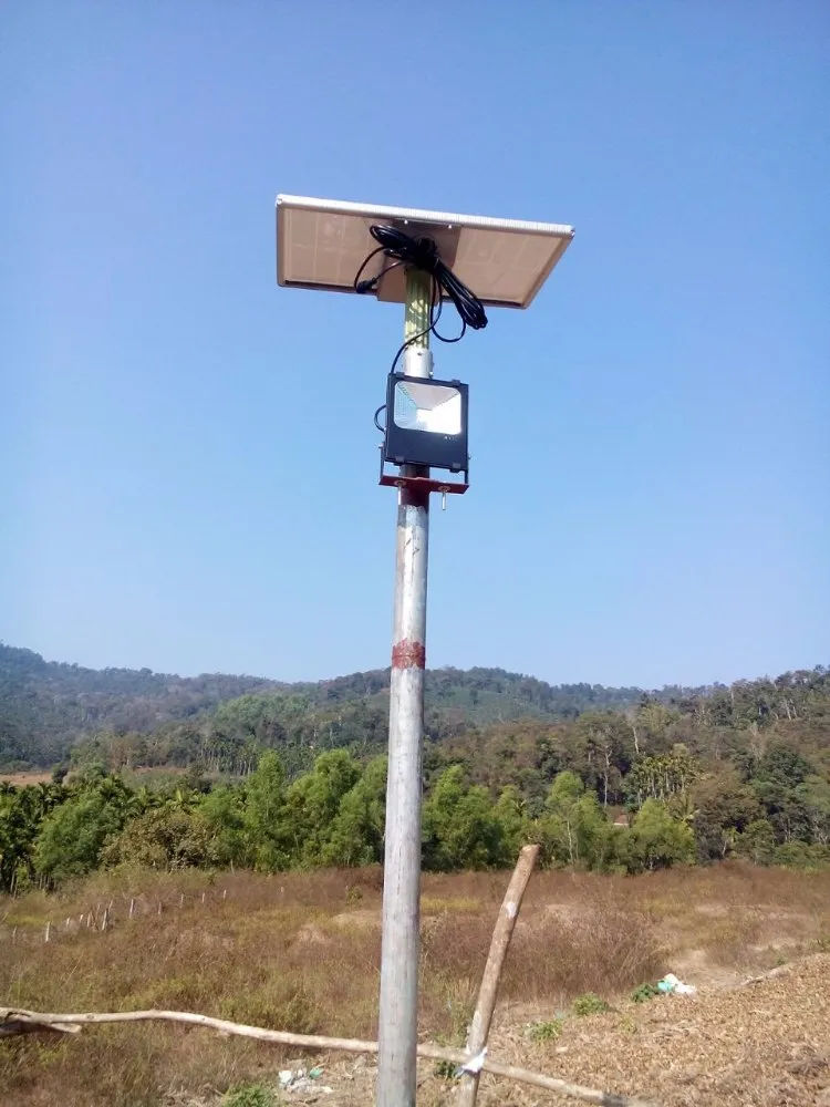 solar flood light projects